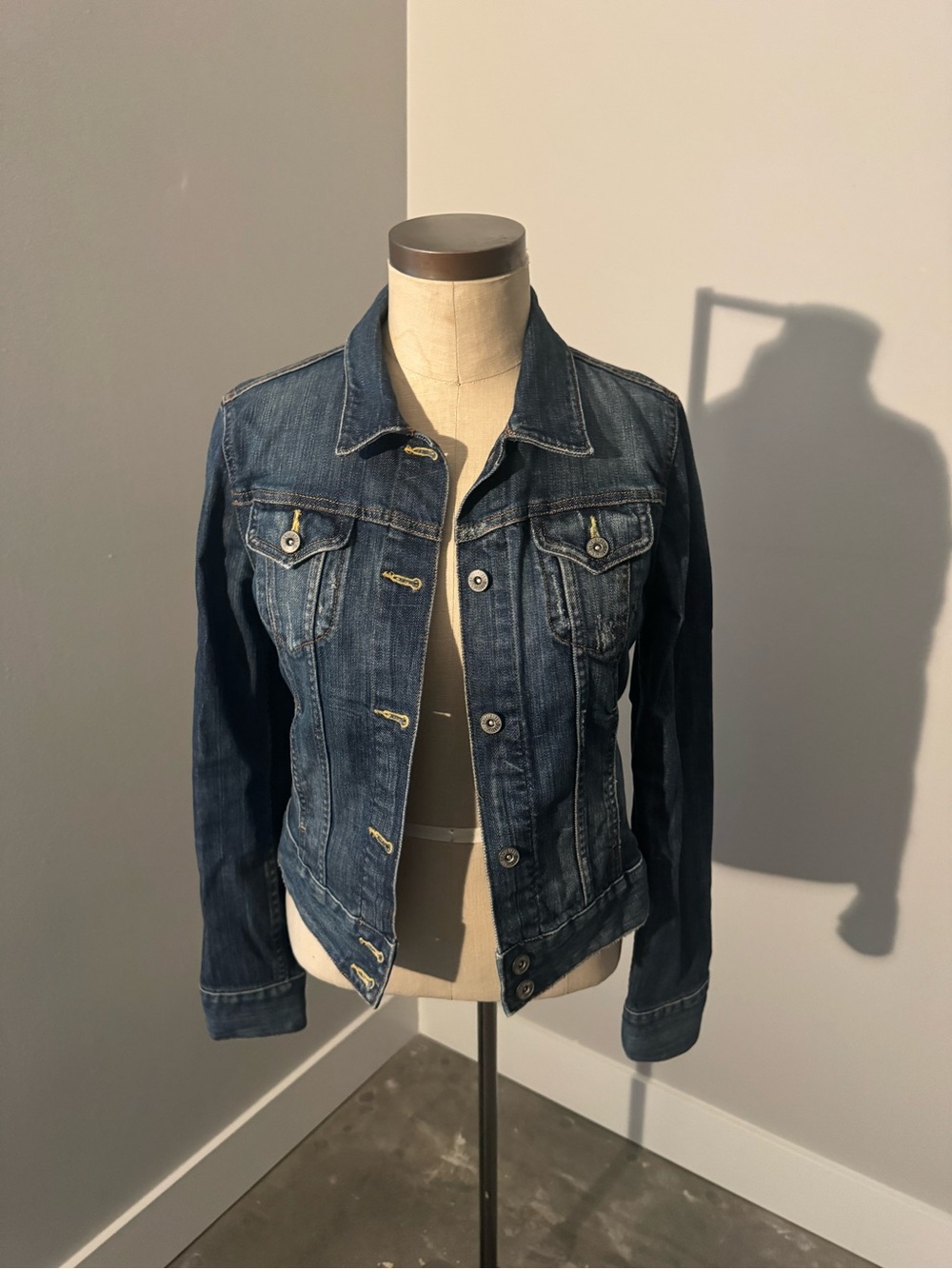 Lucky Brand Dark Indigo Denim Jacket